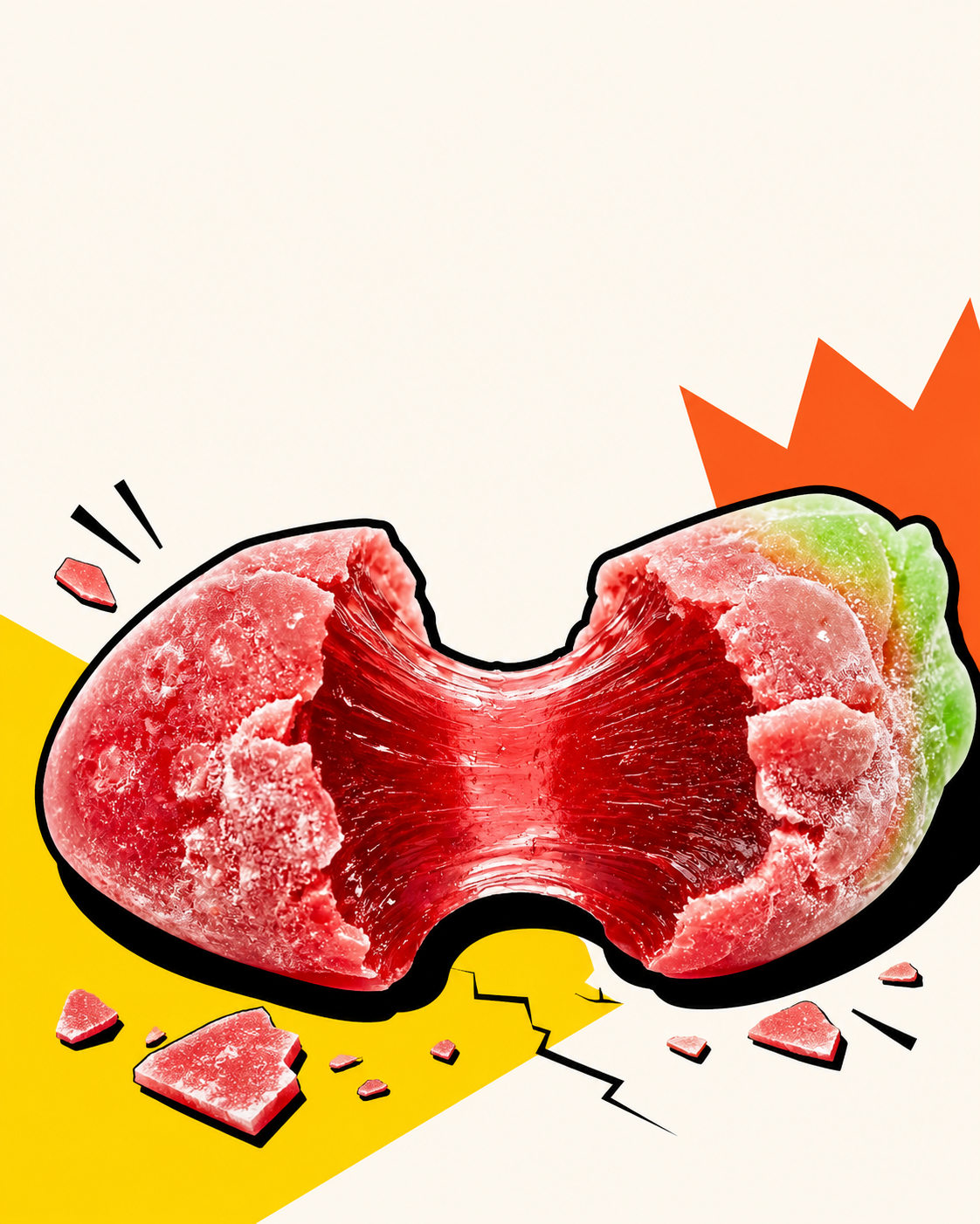 Crispy Gummies texture board 3