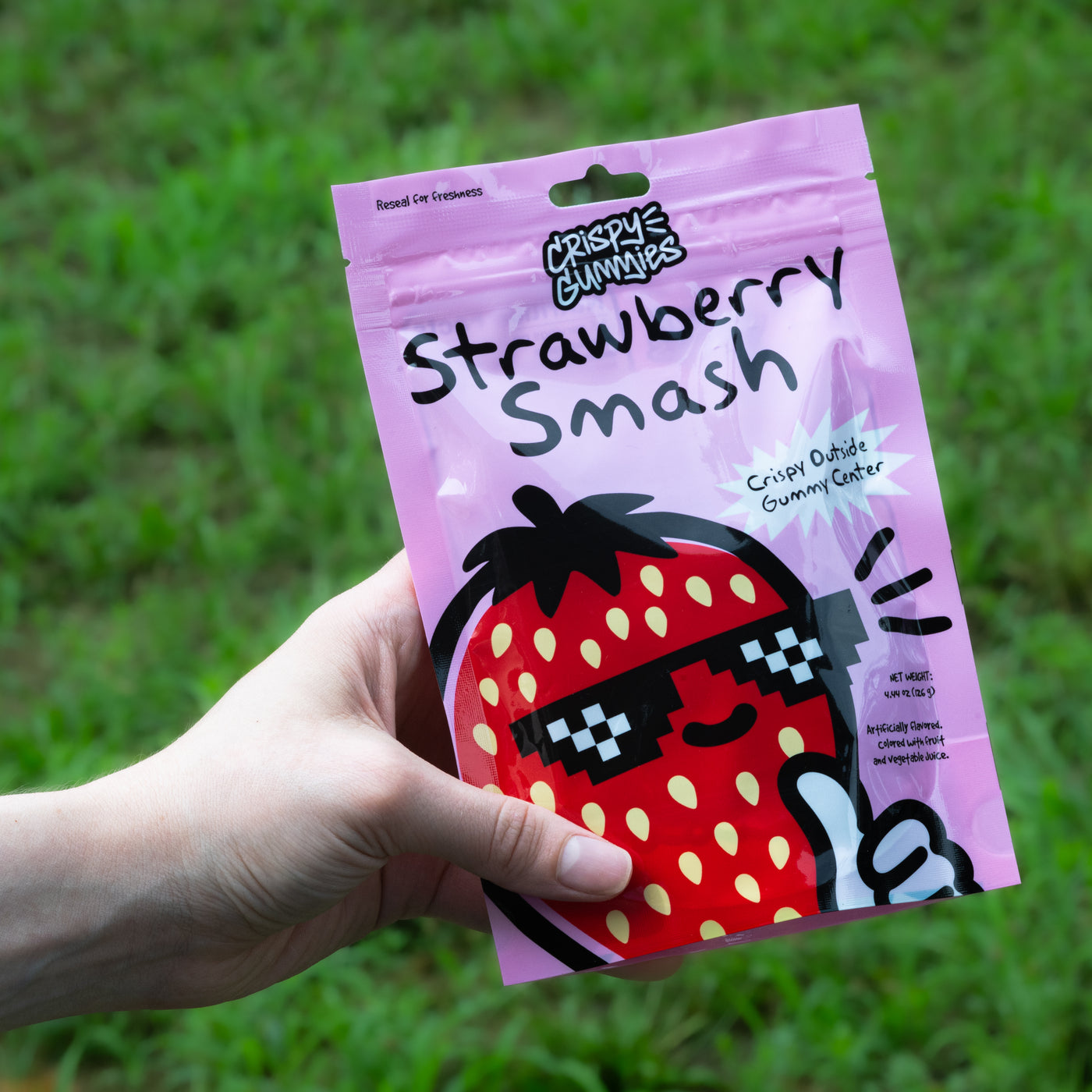 Crispy Gummies Strawberry Smash - 4.44oz