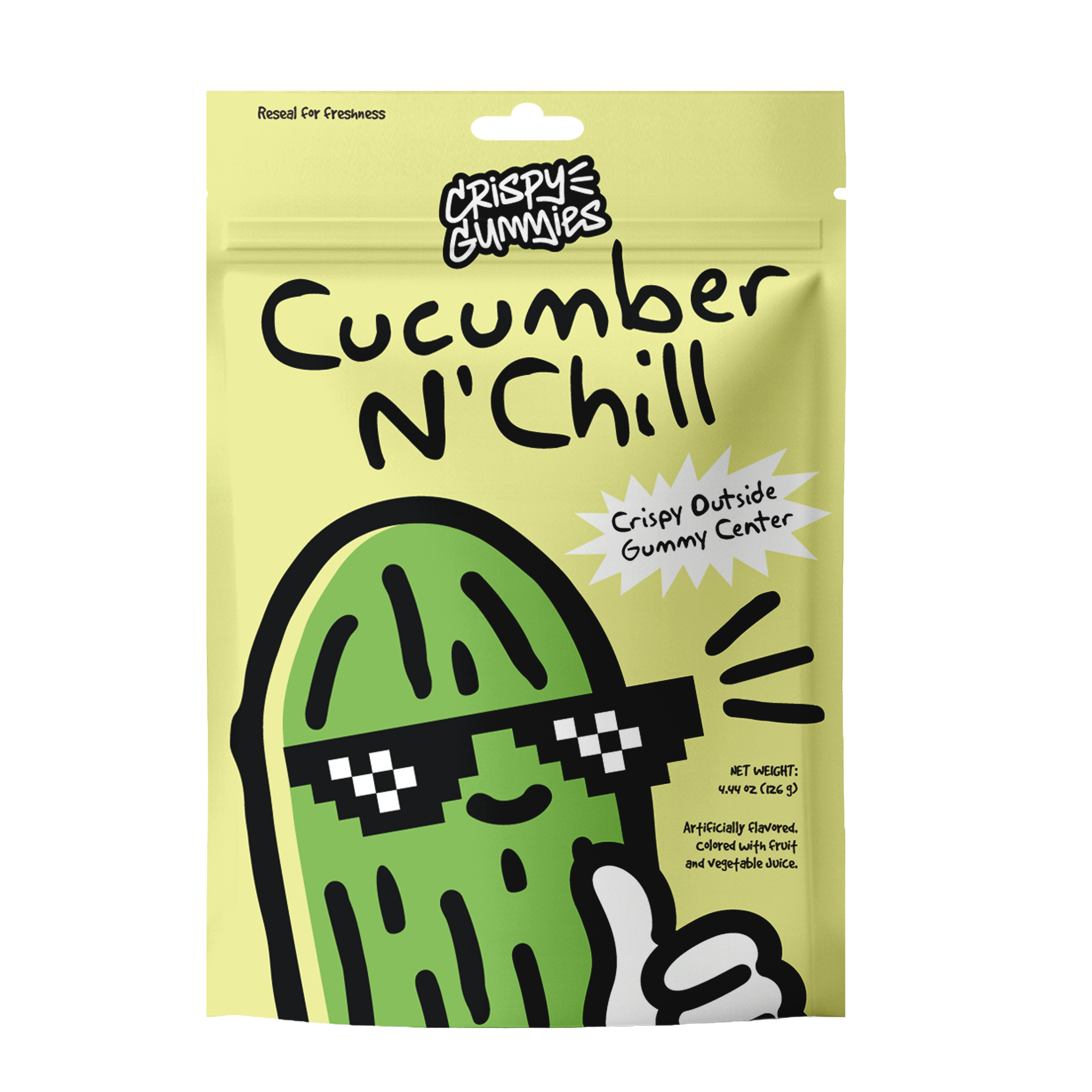 Crispy Gummies Cucumber N' Chill - 4.44oz