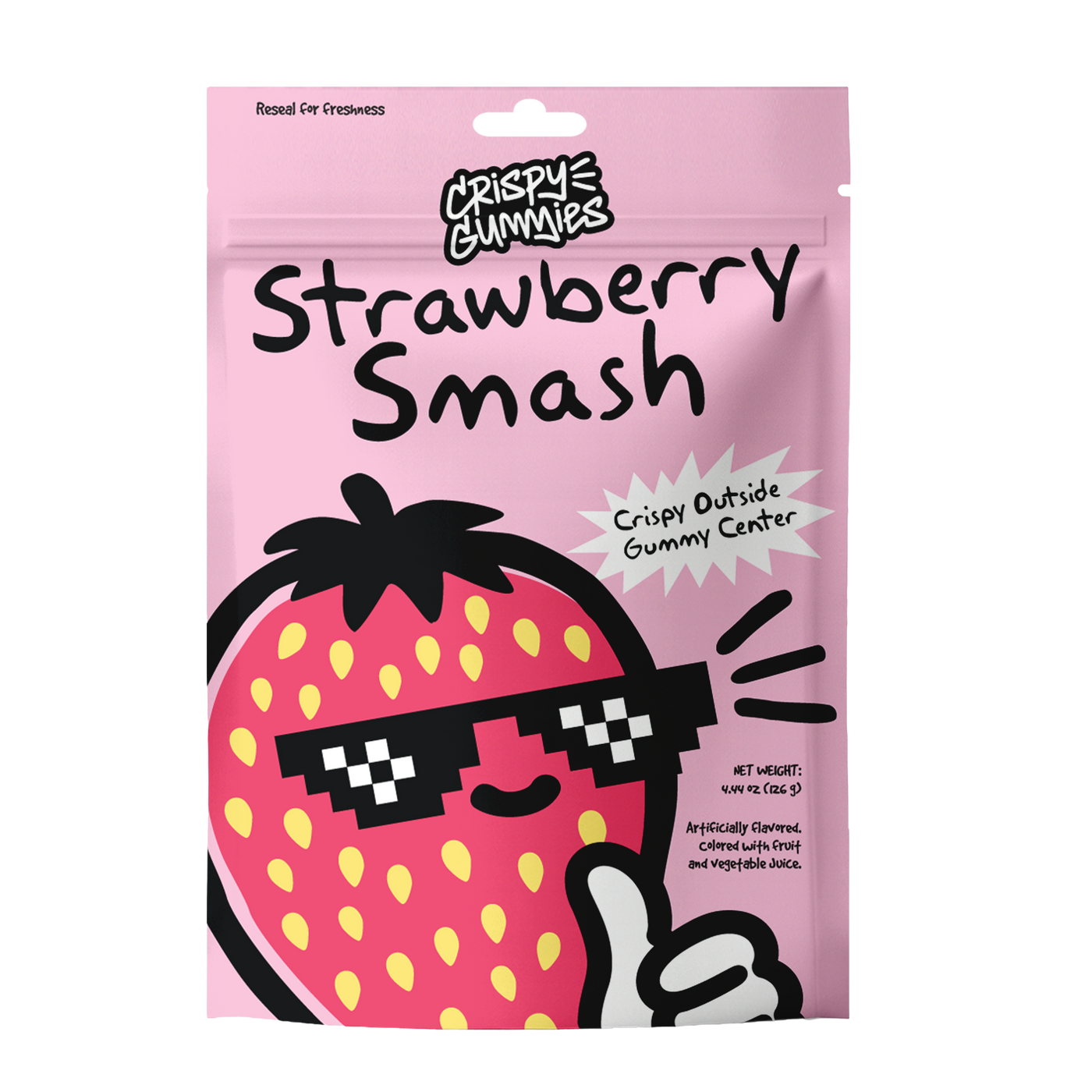 Crispy Gummies Strawberry Smash - 4.44oz