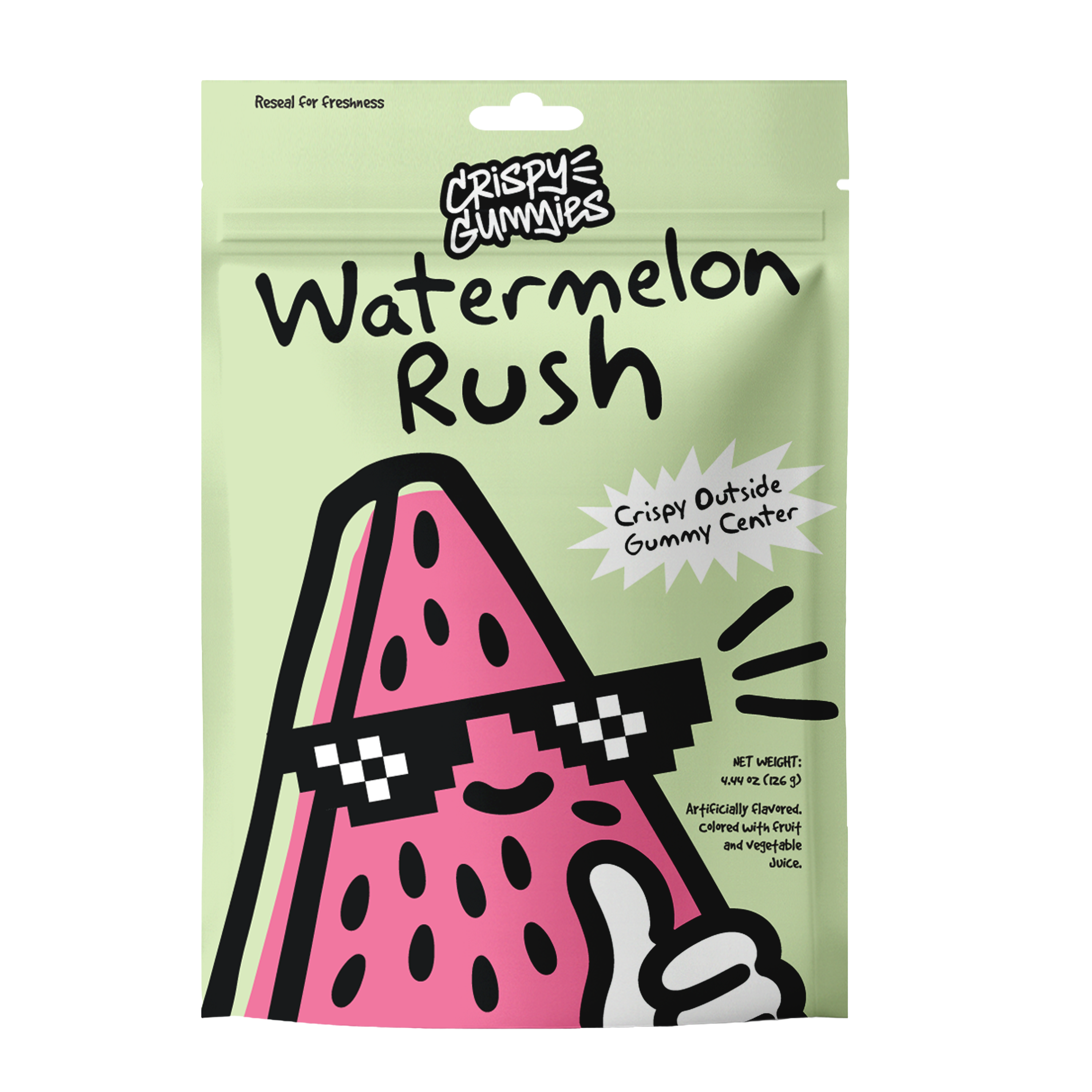 Crispy Gummies Watermelon Rush - 4.44oz