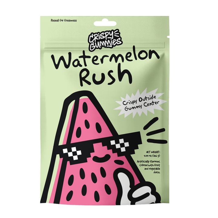 Crispy Gummies Watermelon Rush - 4.44oz
